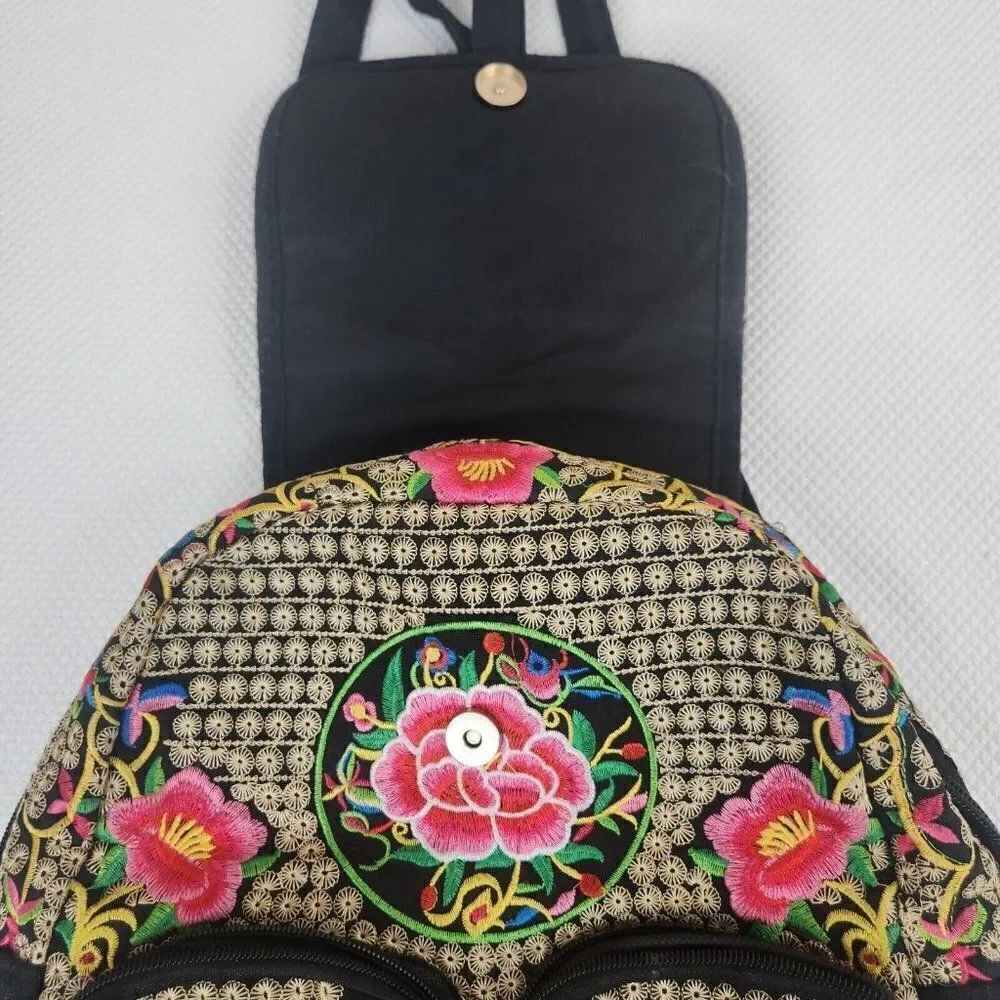 Unbranded black embroidered